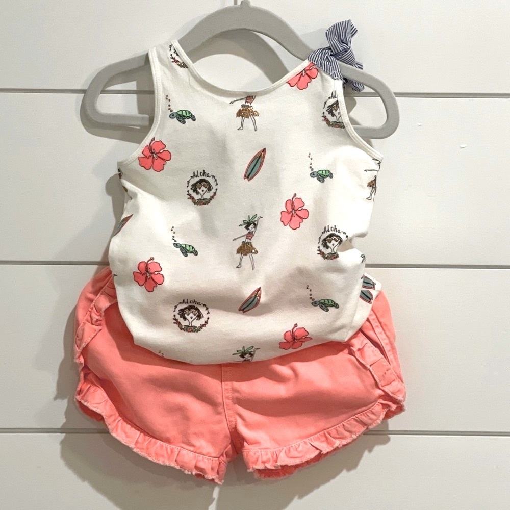 Crewcuts tank and shorts outfit